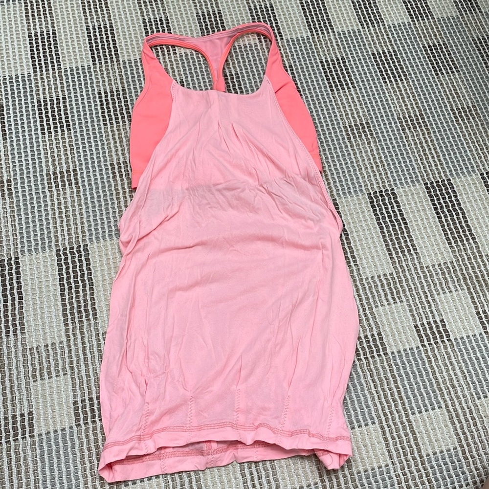 Lululemon sports bra top - coral size 4